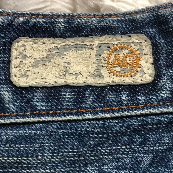 AG Adriano Goldschmied Ex-Boyfriend Crop Destroyed Jeans - Picture 11 of 12